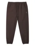 FINGERCROXX logo-patch elasticated trousers - Brown