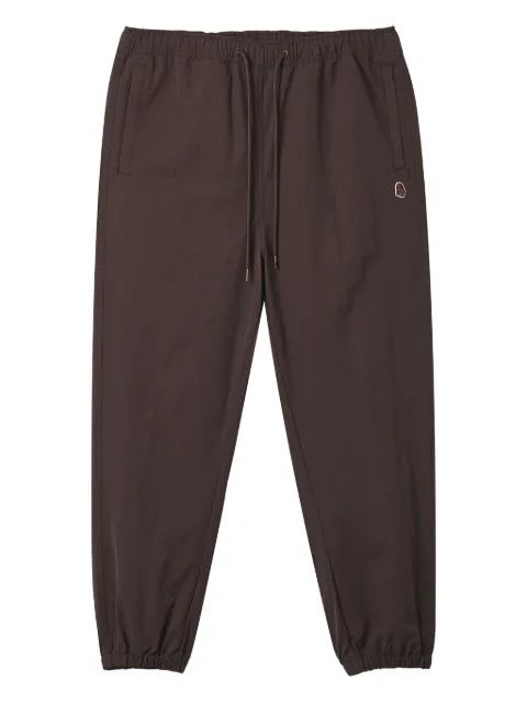 FINGERCROXX logo-patch elasticated trousers