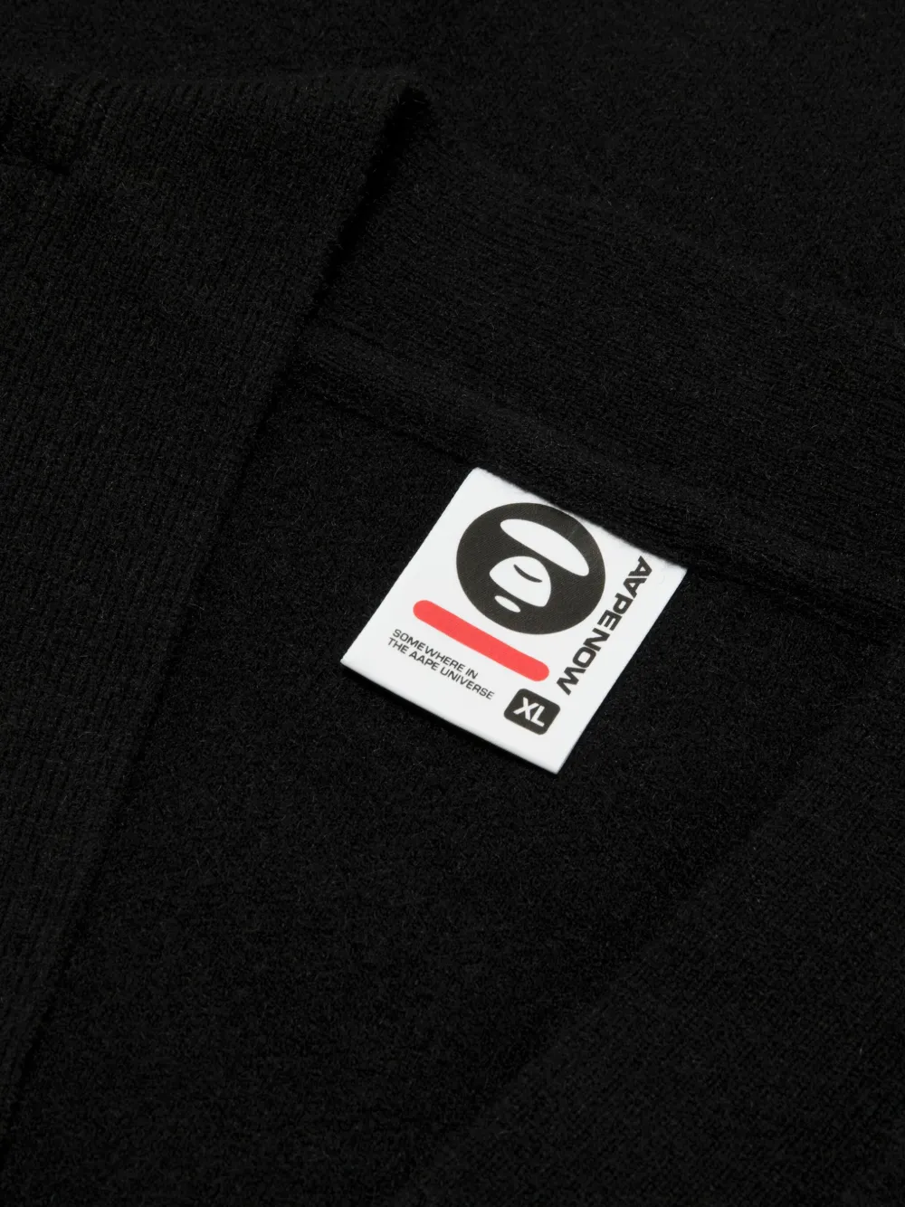 AAPE BY *A BATHING APE Head vest met opgestikte zak Zwart