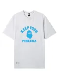 FINGERCROXX graphic-print T-shirt - Grey