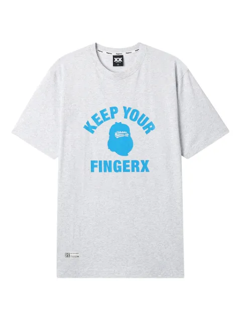 FINGERCROXX playera con estampado gráfico