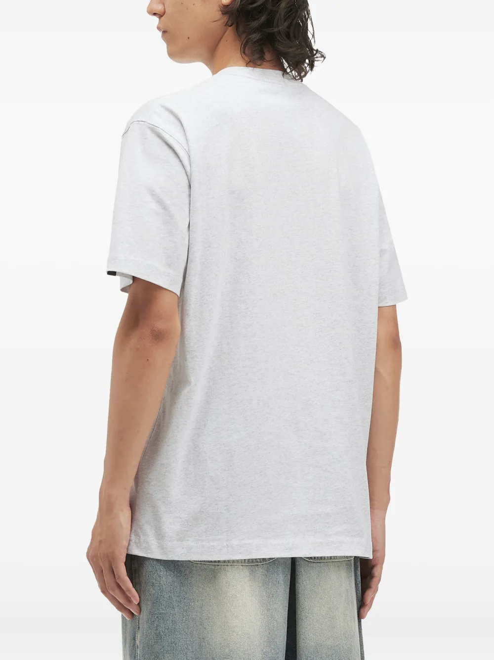 Fingercroxx Graphic-print T-shirt In Gray