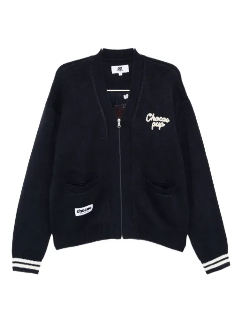 CHOCOOLATE intarsia-knit cardigan