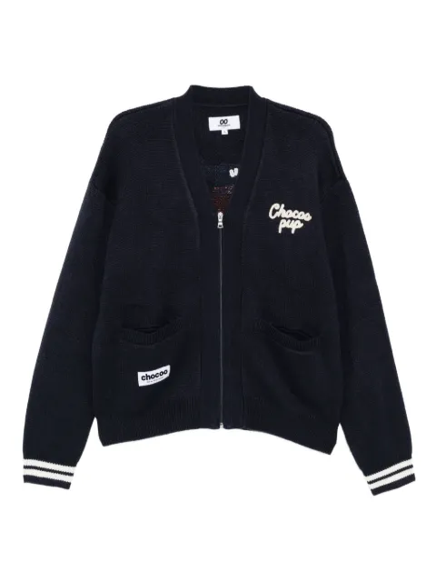 CHOCOOLATE intarsia-knit cardigan