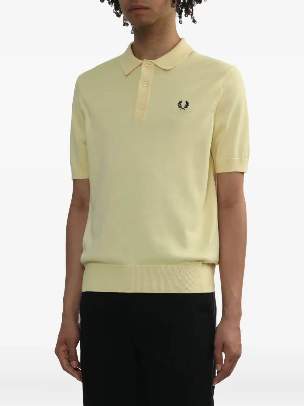 Fred Perry Poloshirt met korte mouwen Geel