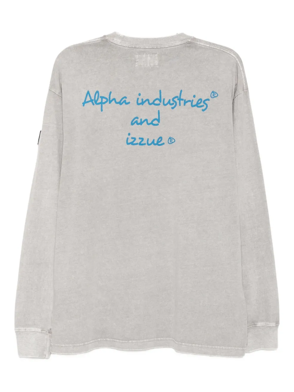 Izzue Katoenen T-shirt - Grijs
