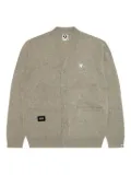 AAPE BY *A BATHING APE® Ape Head patch-pocket cardigan - Neutrals