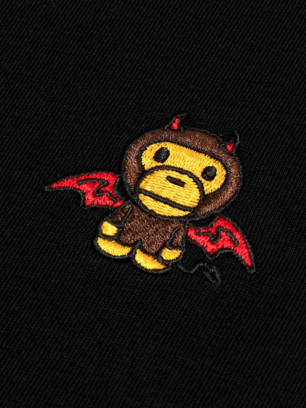 *baby Milo® Store By *a Bathing Ape® Angel Devil Long-sleeved Sweatshirt In Black