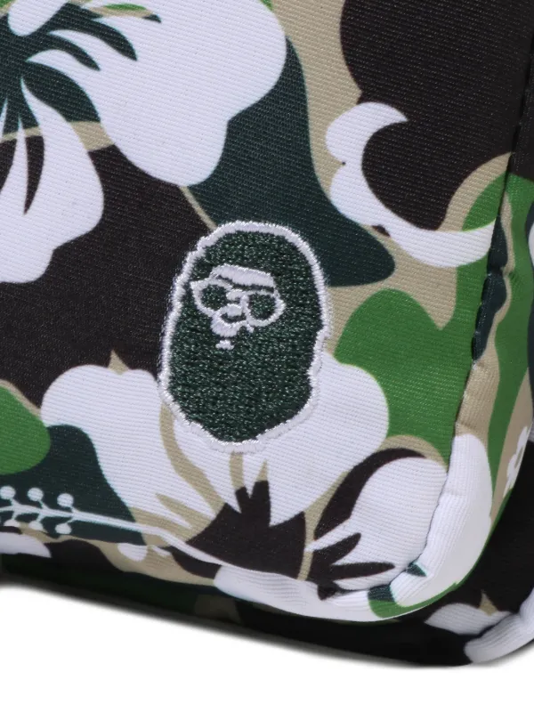 A BATHING APE® カモフラージュ メッセンジャーバッグ | グリーン