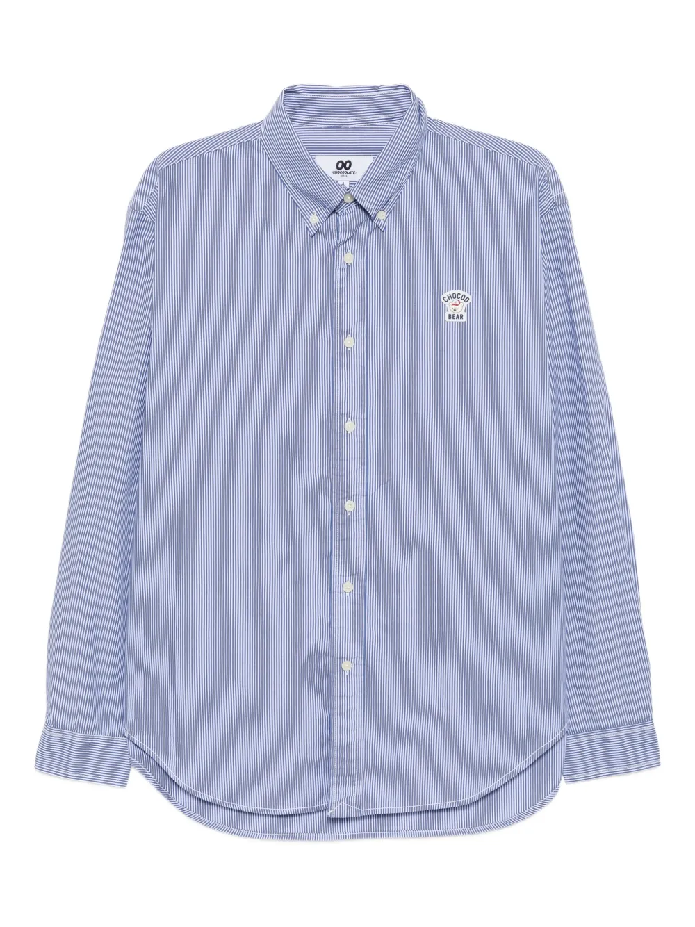 CHOCOOLATE striped shirt | Blue | Image 1