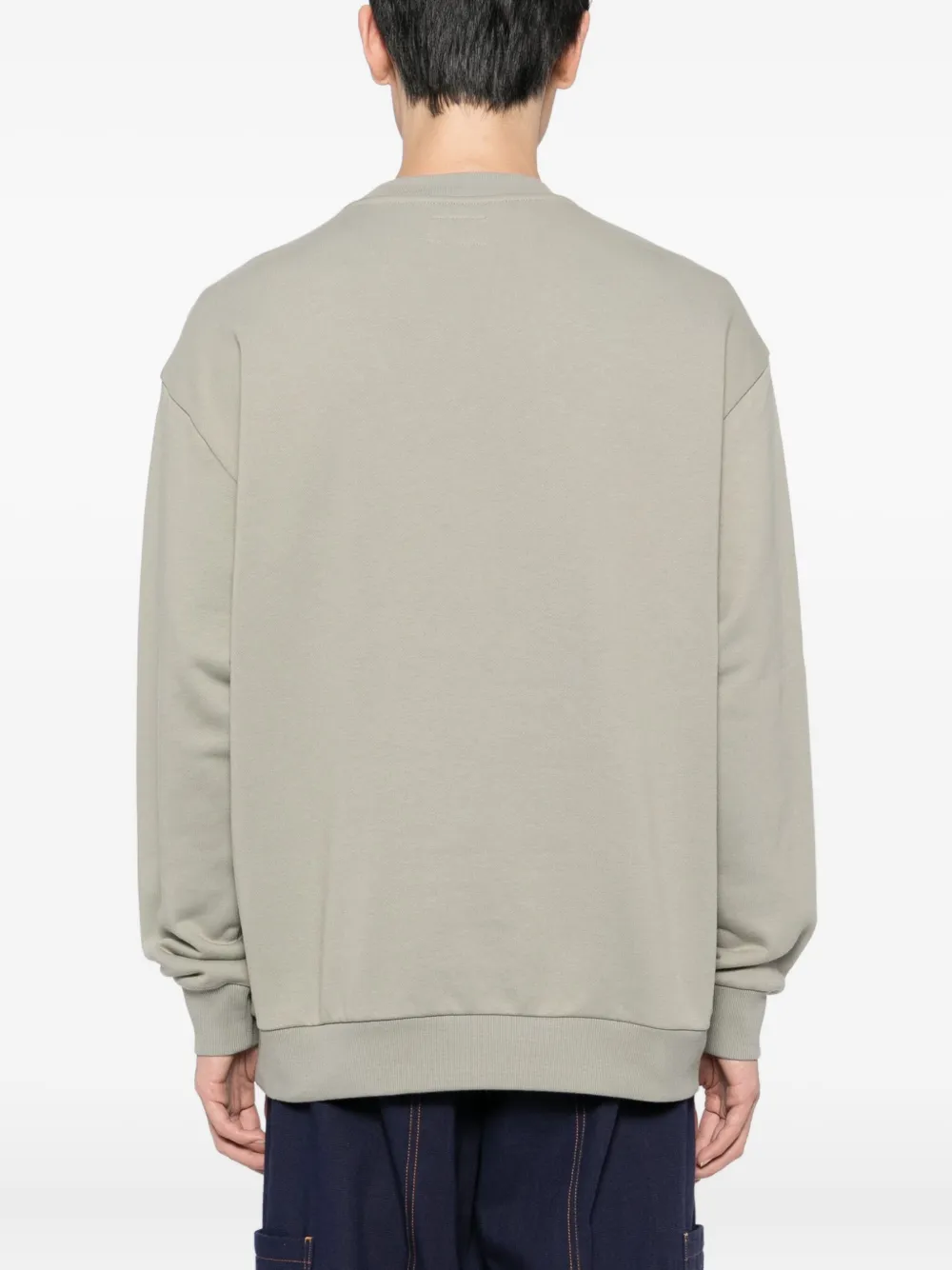 izzue Sweater met print Groen