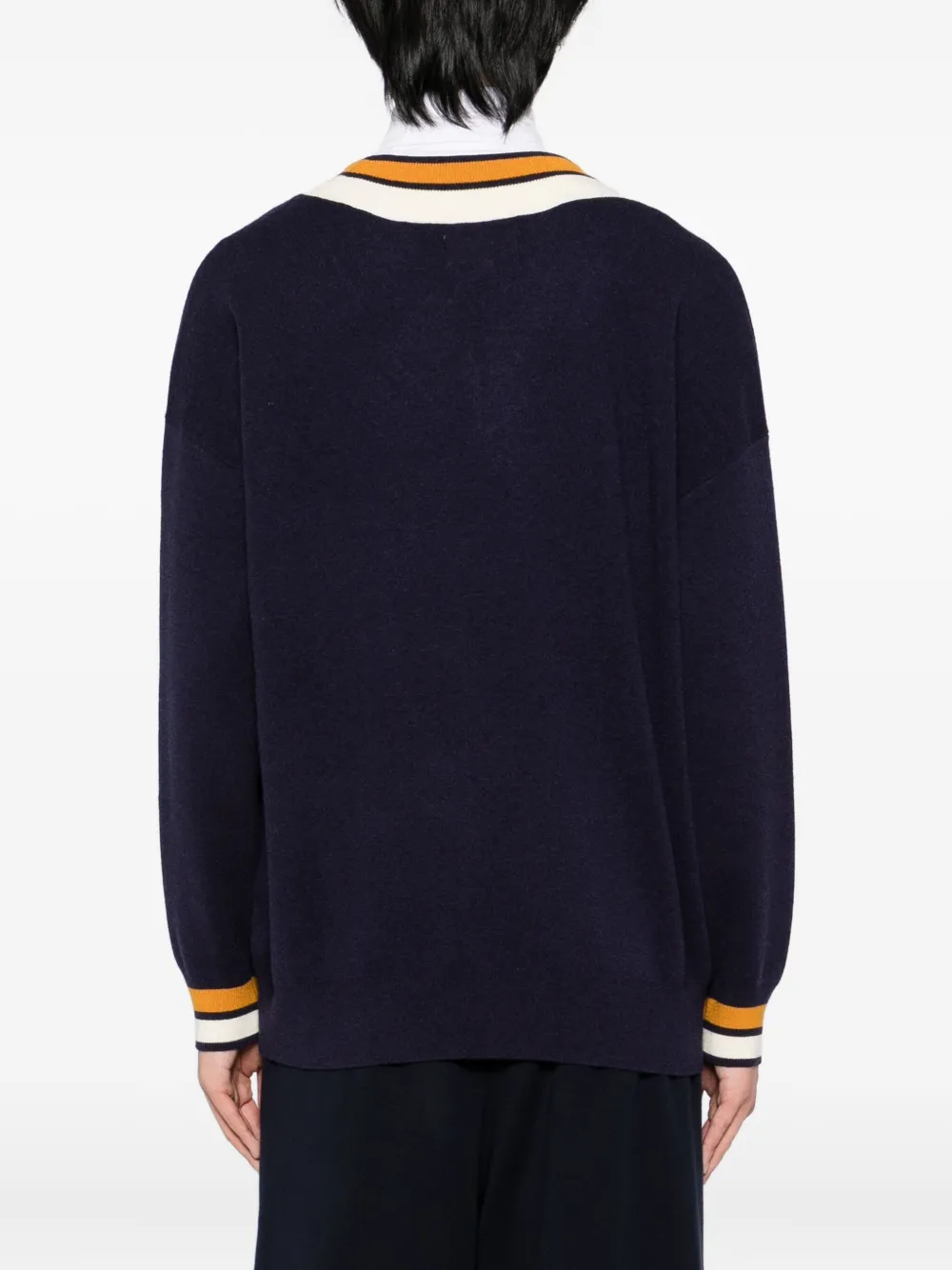 Chocoolate Pullover Mit V-ausschnitt In Blue