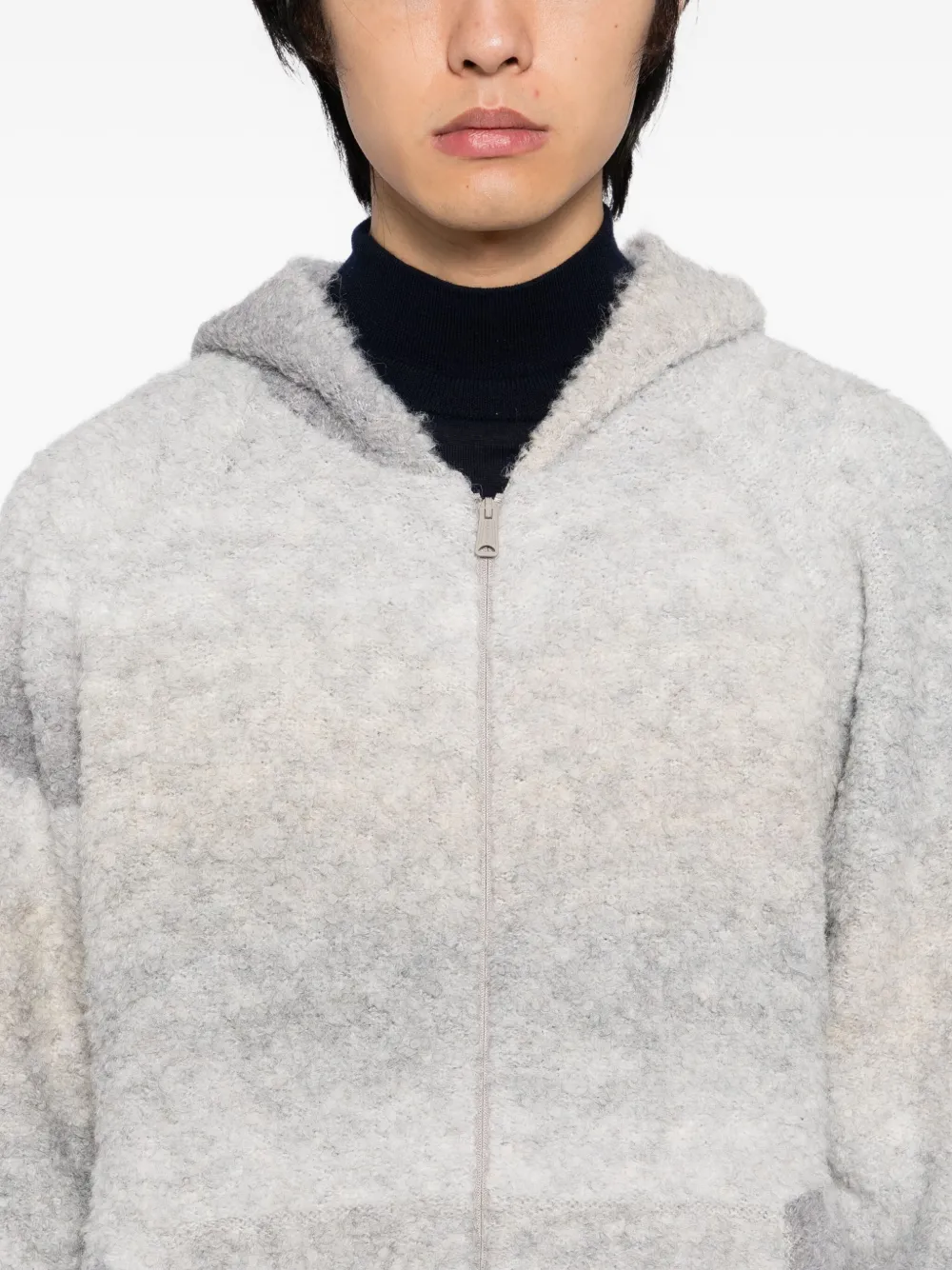 izzue Hoodie met kleurverkoop Grijs