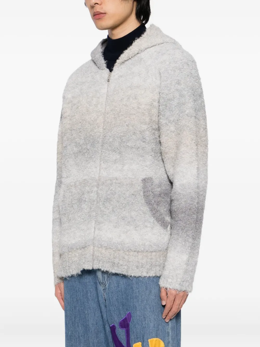 izzue Hoodie met kleurverkoop Grijs