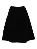 FINGERCROXX side-pocket midi skirt - Black