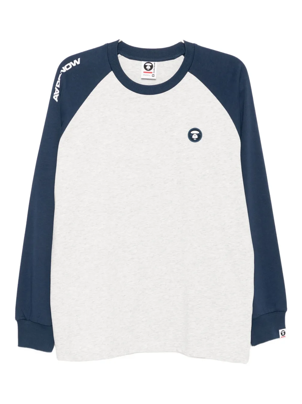 Aape By A Bathing Ape Boxy Long Sleeve Raglan T-shirt In Animal Print