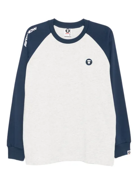 AAPE BY *A BATHING APE® logo-appliqué cottonT-shirt