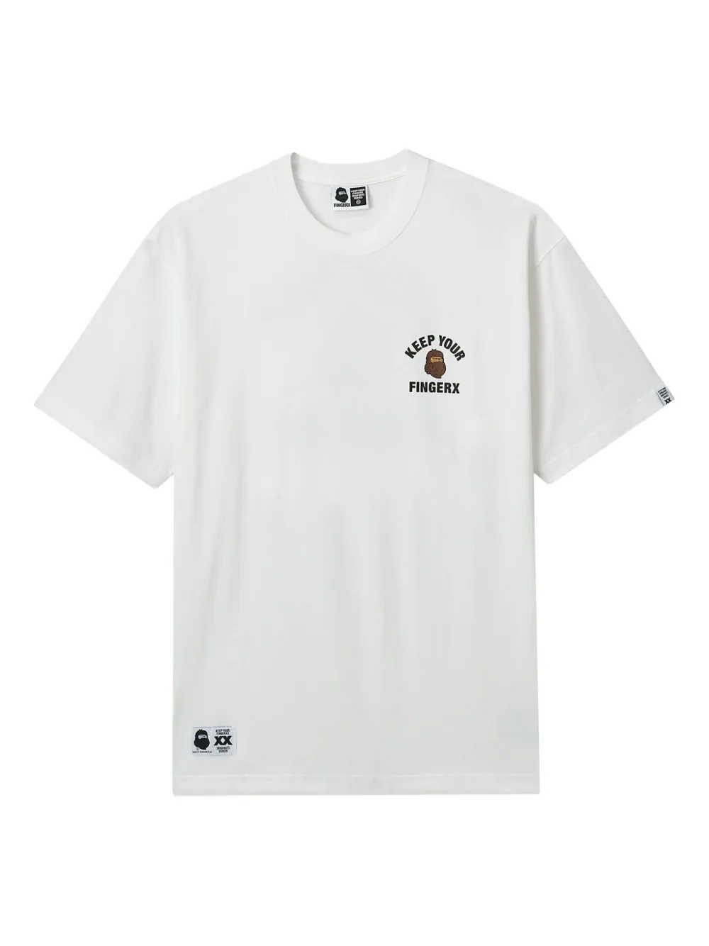 FINGERCROXX logo-graphic T-shirt | White | Image 1