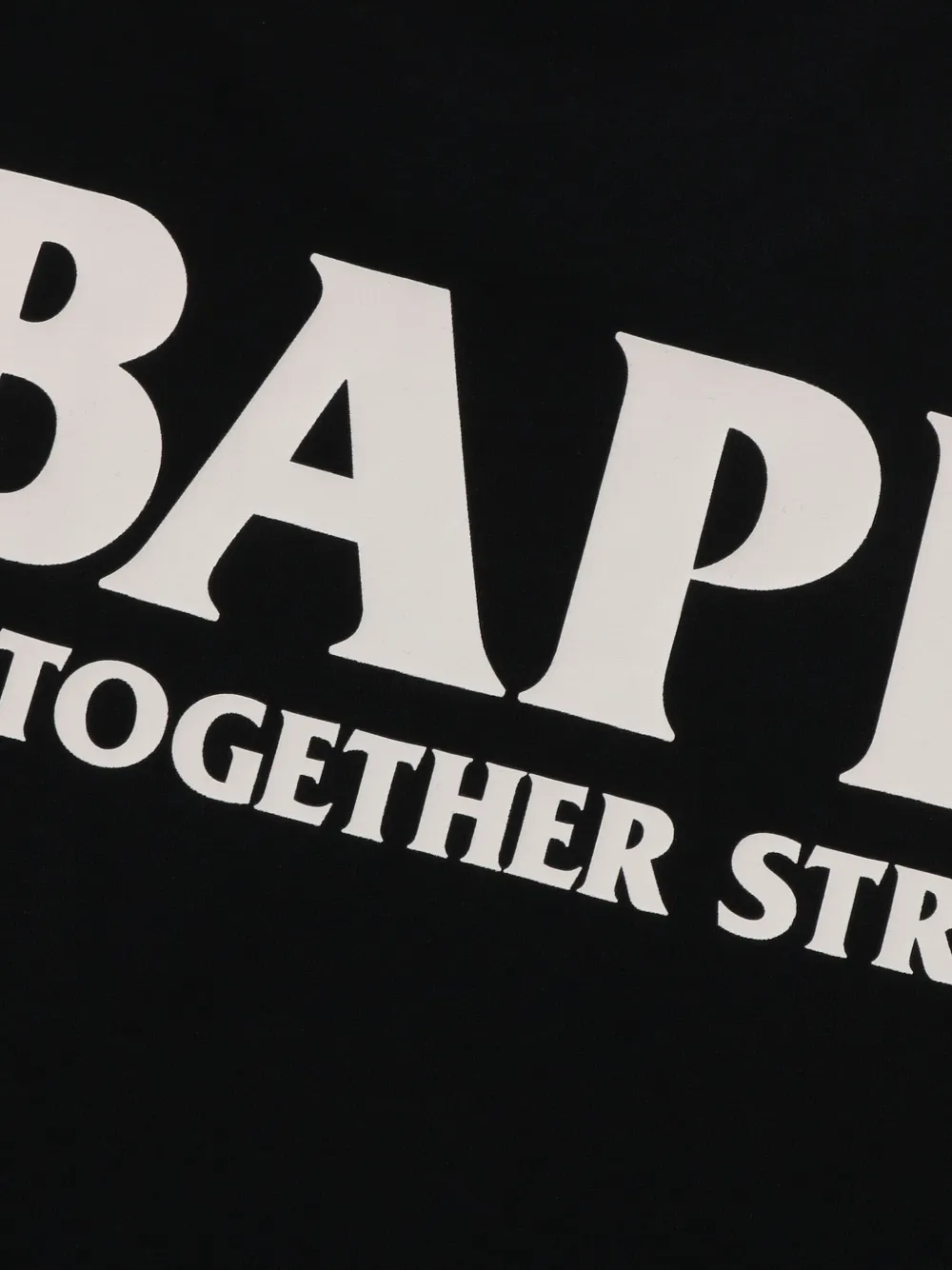 A BATHING APE Frankenstein Bape katoenen T-shirt Zwart