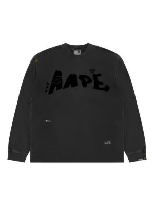 AAPE BY *A BATHING APE® crew-neck Sweater | Black | FARFETCH