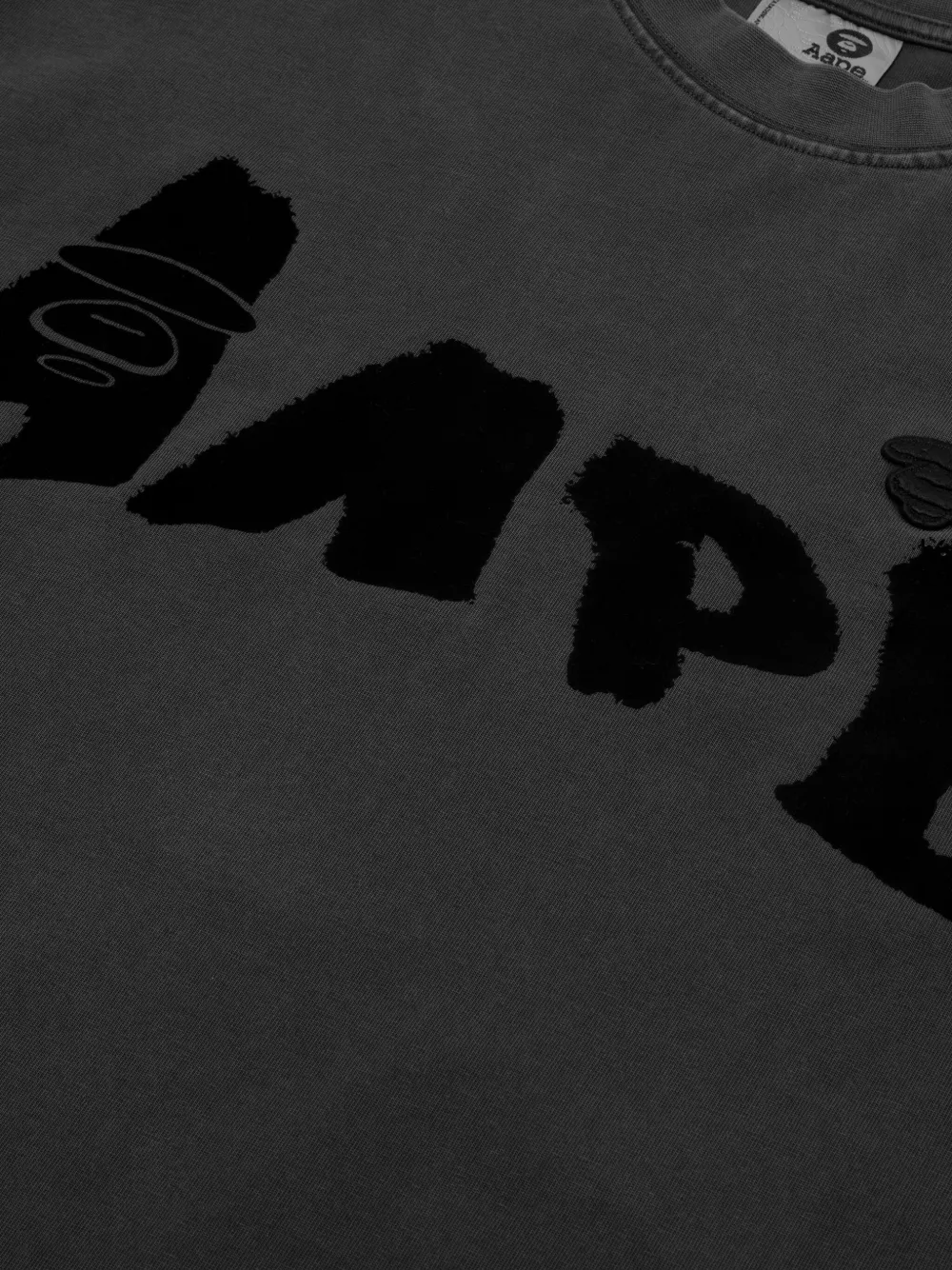 AAPE BY *A BATHING APE Sweater met logoprint Zwart