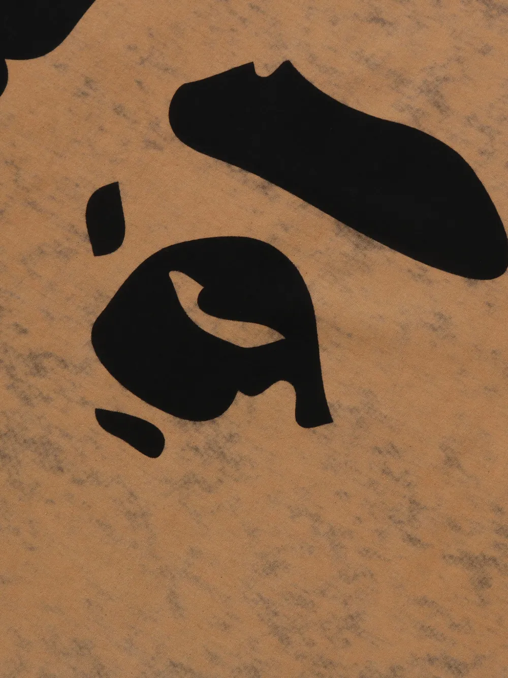 A BATHING APE T-shirt met print Zwart