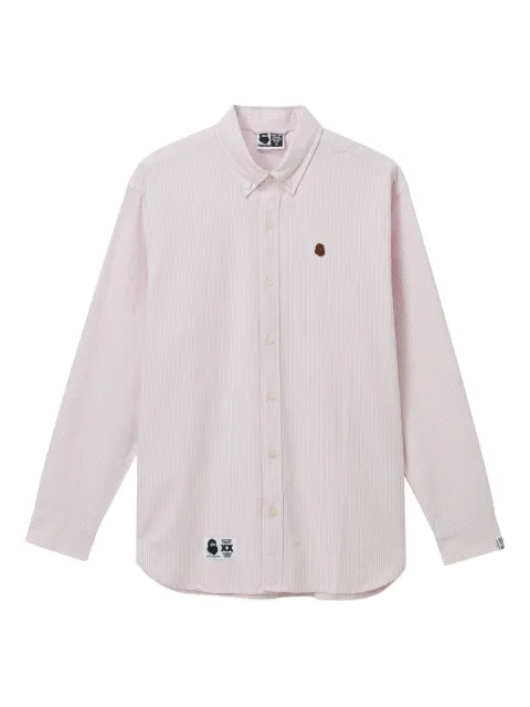 FINGERCROXX camisa con rayas bordadas
