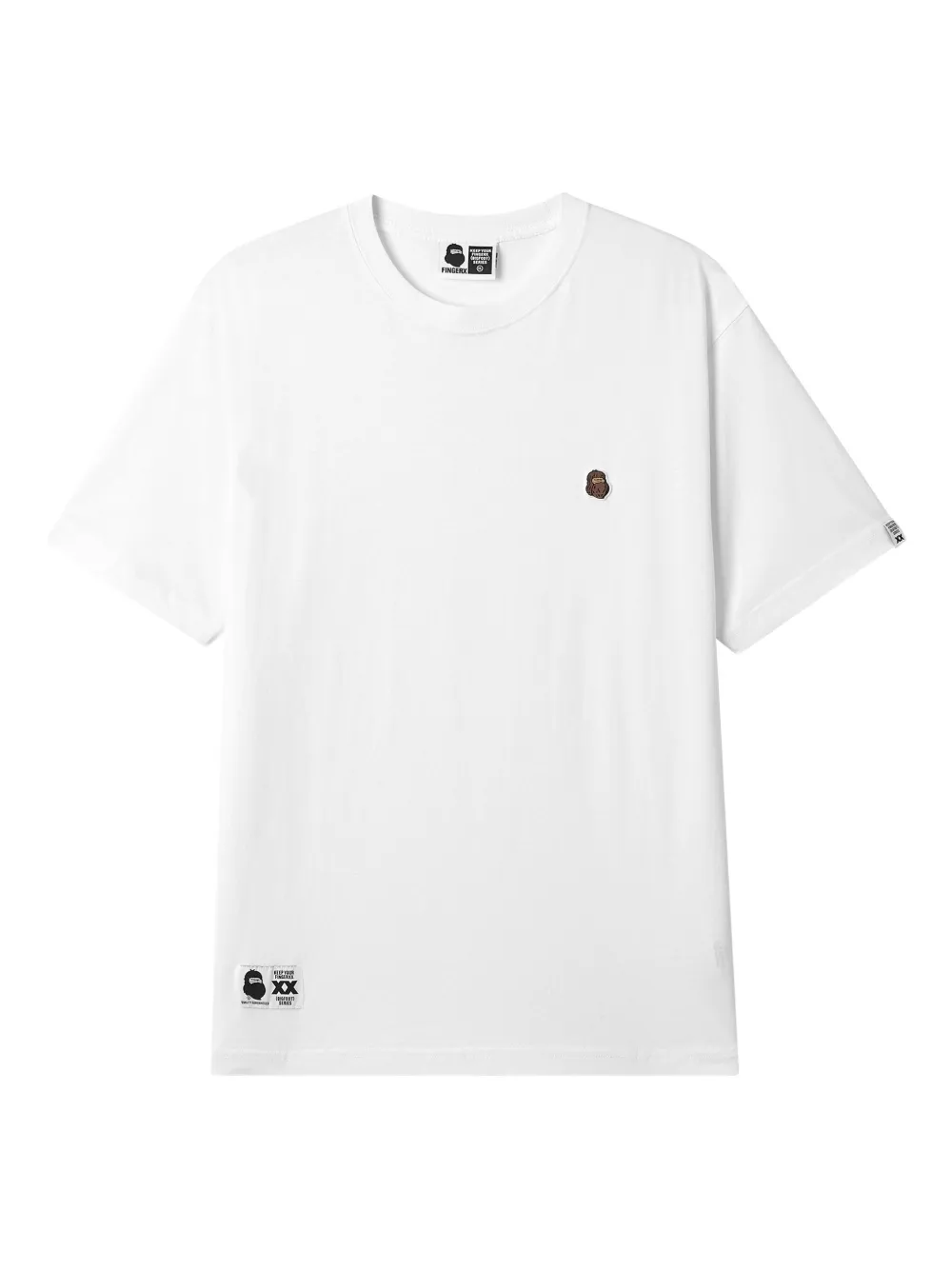 FINGERCROXX logo-appliqué T-shirt | White | Image 1