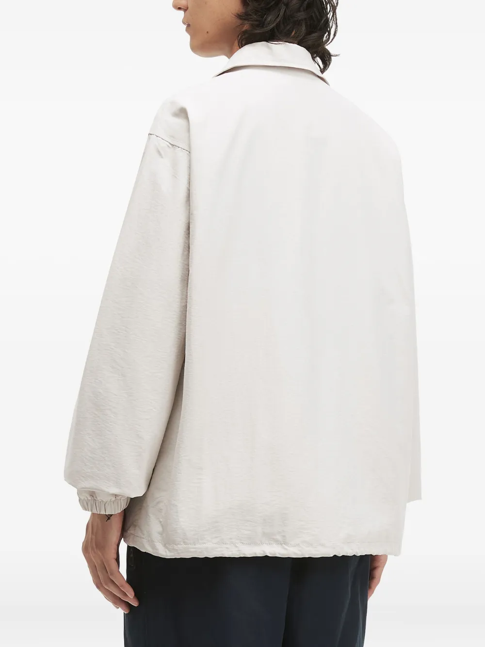 Fingercroxx Logo-patch Jacket In White
