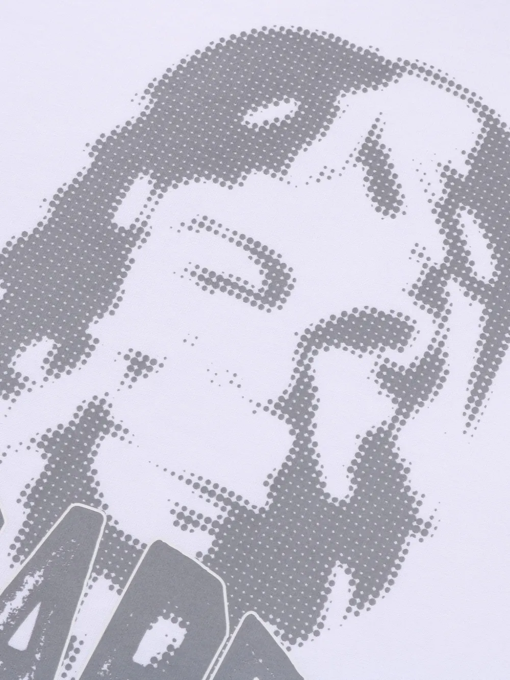 A BATHING APE T-shirt met Beethoven-print - Wit