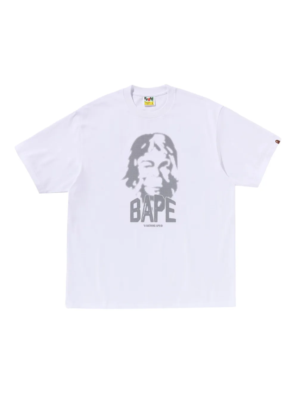 A BATHING APE® Beethoven-print T-shirt | White | Image 1