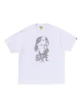A BATHING APE® Beethoven-print T-shirt - White