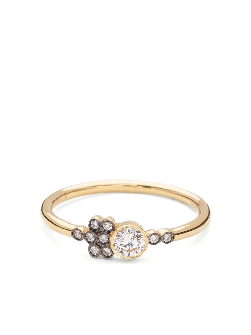 Yannis Sergakis 18K yellow gold La Pierre diamond cluster ring | Gold | Image 1