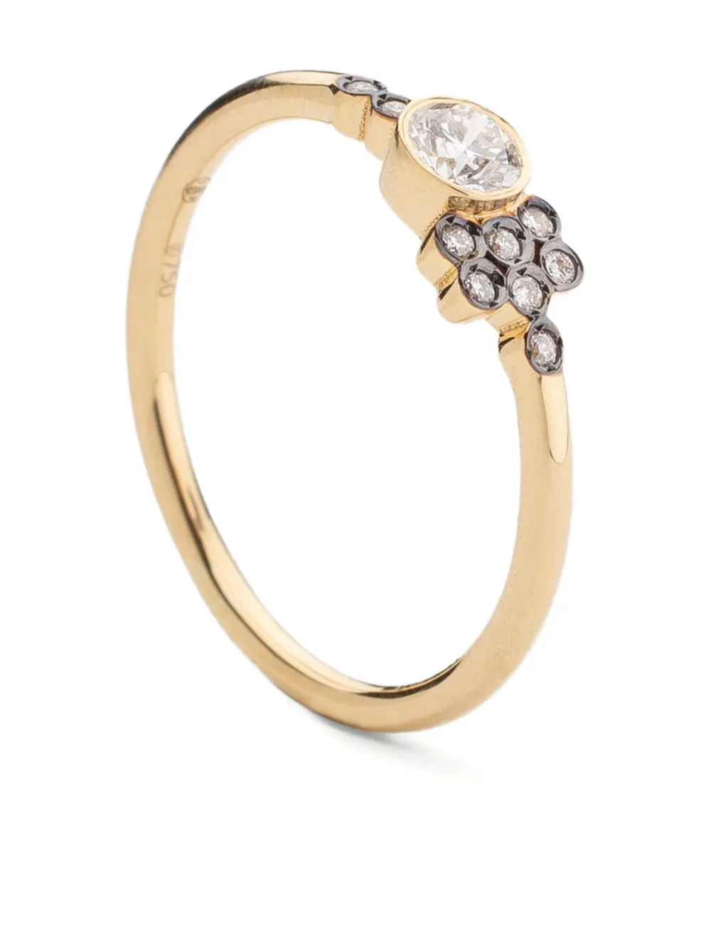 Yannis Sergakis 18K yellow gold La Pierre diamond cluster ring | Image 2