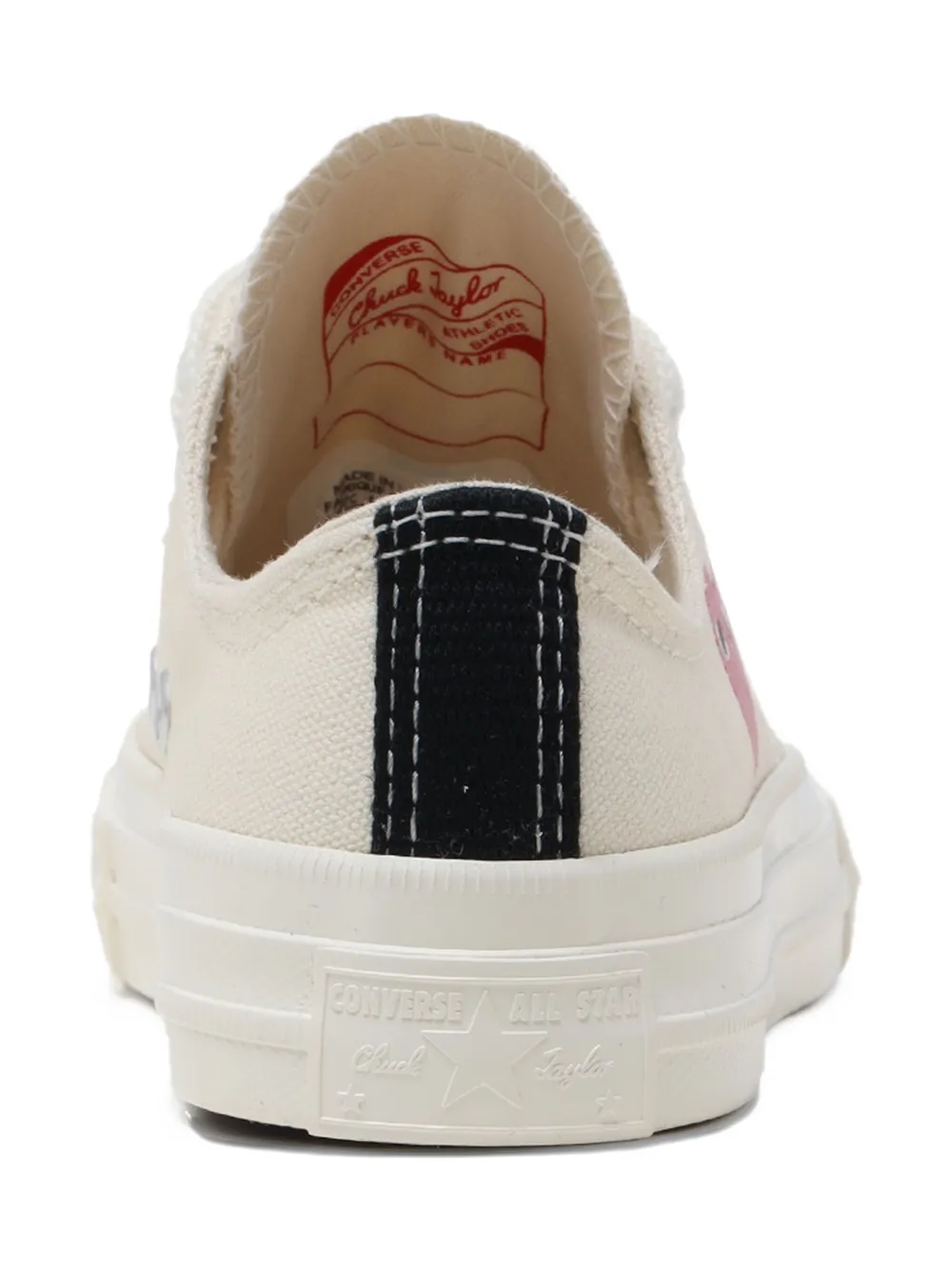 Comme Des Garçons Play Kids x Converse heart-logo sneakers Neutrals