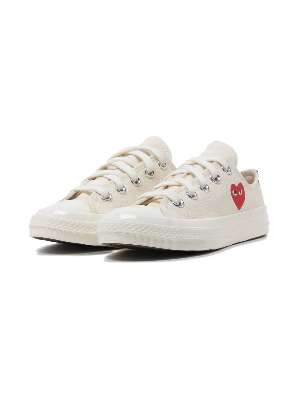 Comme Des Garçons Play Kids x Converse heart-logo sneakers Neutrals