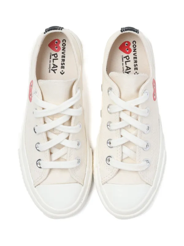 Comme Des Garçons Play Kids x Converse ハートロゴ スニーカー