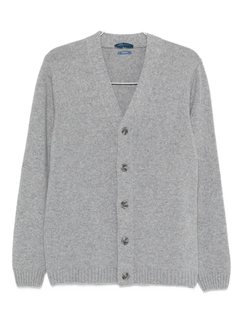 Daniele Fiesoli V-neck Buttoned Cardigan In Gray