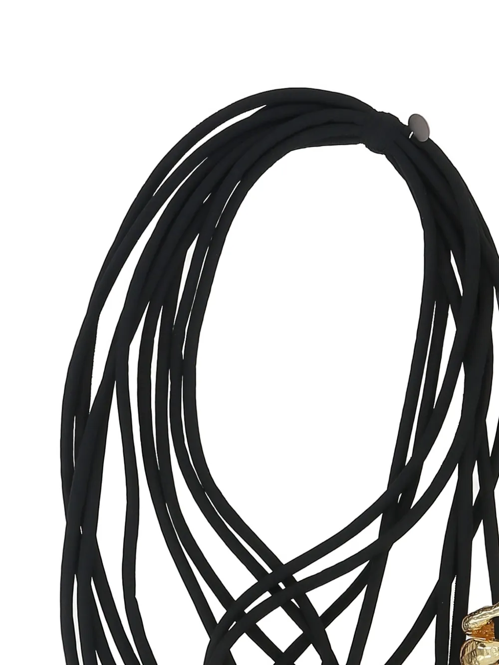 Maria Calderara multiple-straps necklace - Zwart
