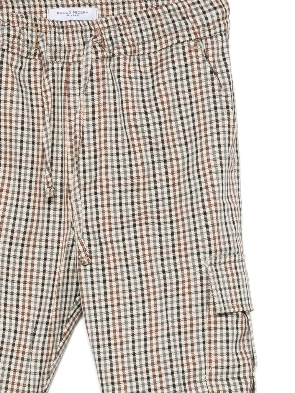 Paolo Pecora Kids Cargo broek Beige