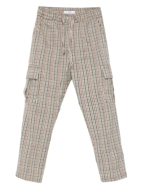 Paolo Pecora Kids checked cargo trousers