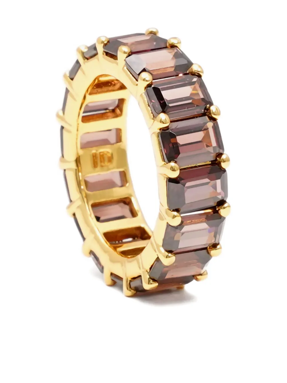 Izabel Display Emerald-cut Ring In Brown
