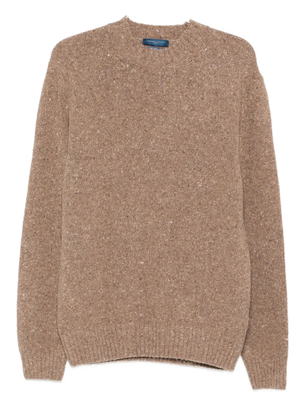 Daniele Fiesoli Long-sleeve Crew-neck Sweater In Brown