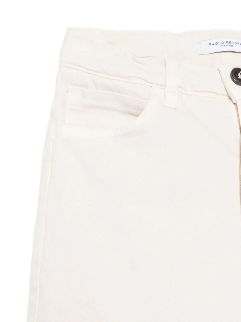 Paolo Pecora Kids Broek met cargozak Beige