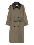 LESS double-breasted coat - Green