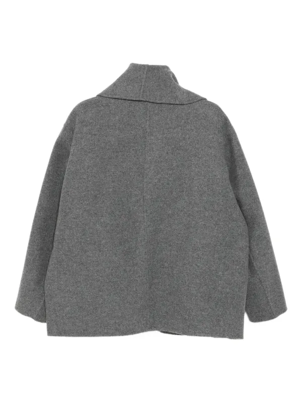 ジャケット・アウター HYEON ted cape / gray JNBY draped-cape Jacket | Grey | FARFETCH