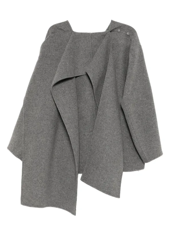 JNBY draped-cape Jacket | Grey | FARFETCH
