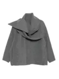 JNBY draped-cape jacket - Grey
