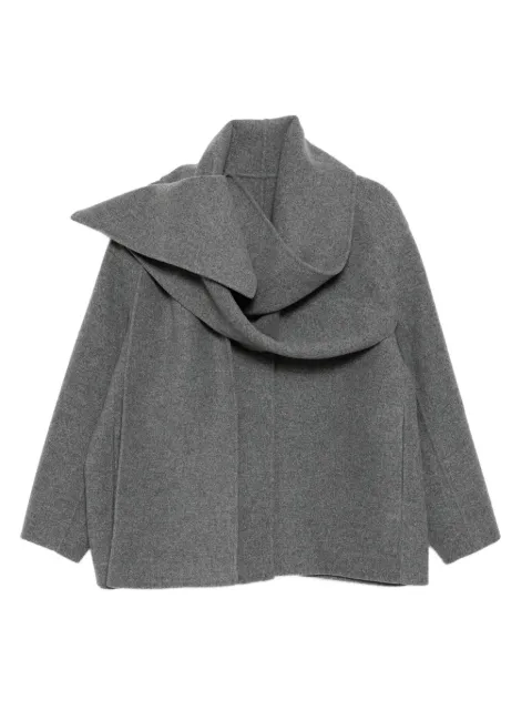JNBY draped-cape jacket
