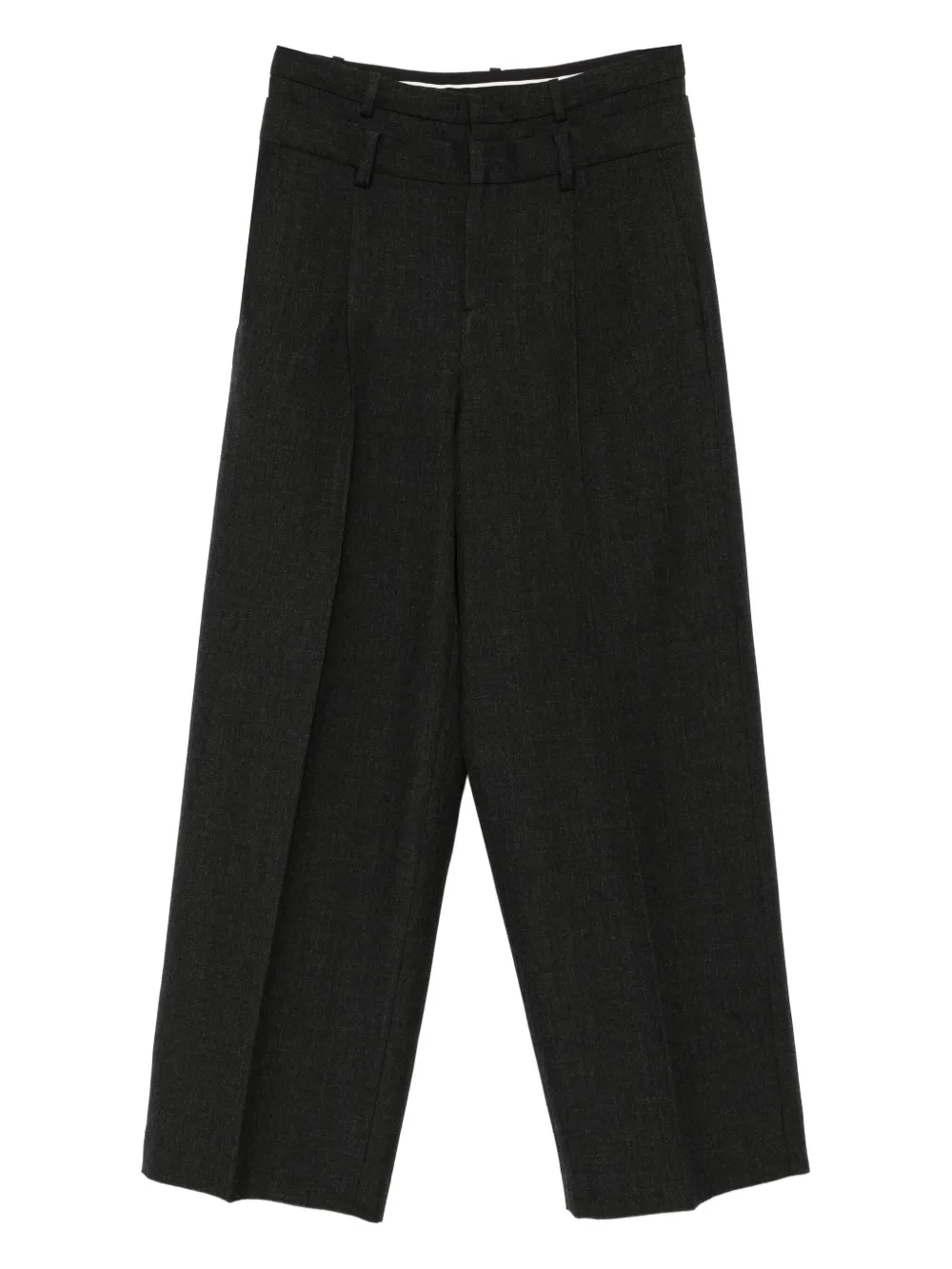 Jnby Wool Trousers In Black